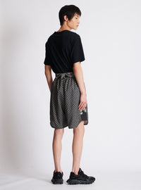 Short à mini-monogramme paisley - Noir & Ivoire