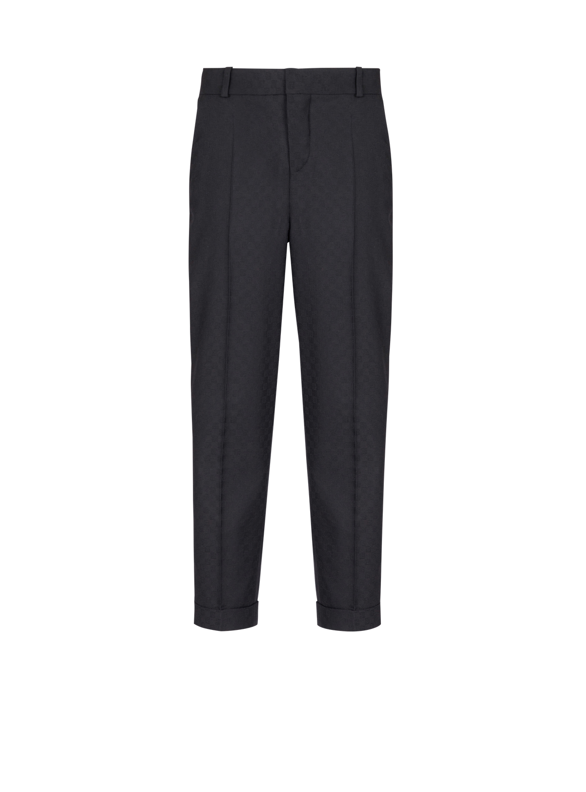 Pantalon en laine monogramme - Noir