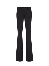 Pantalon double crêpe Bootcut - Noir