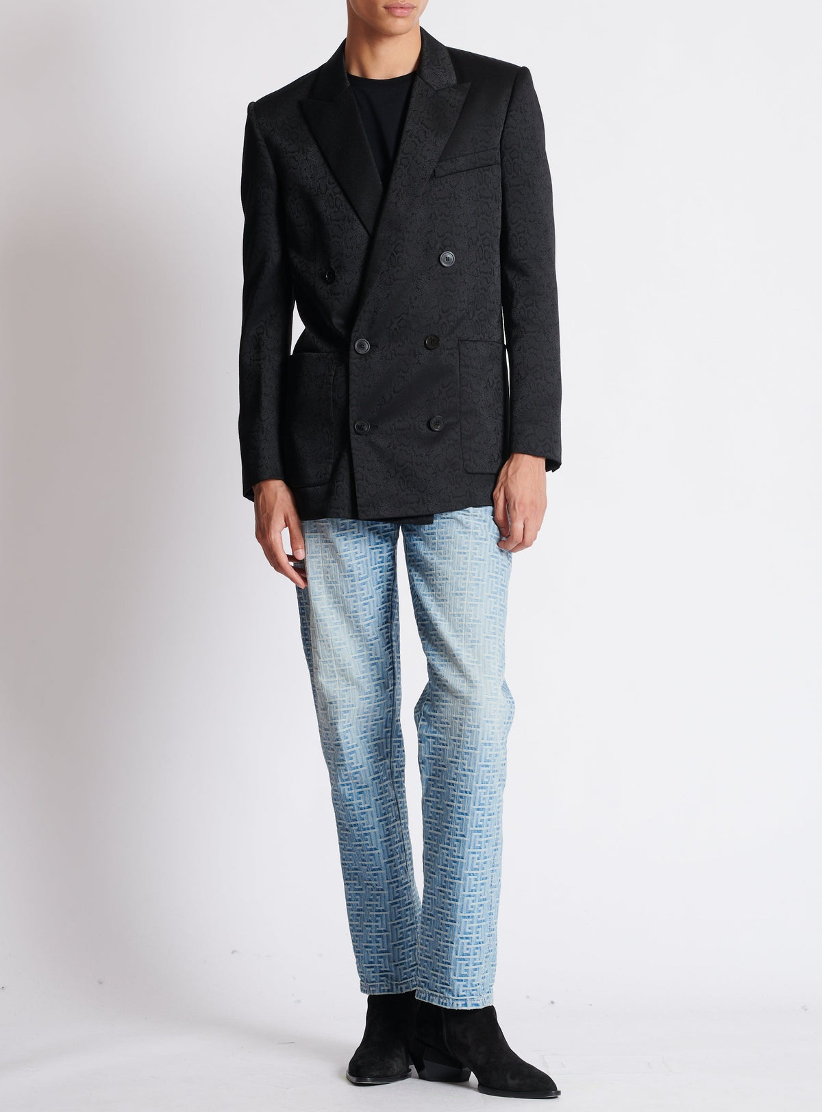 Blazer en jacquard - Noir