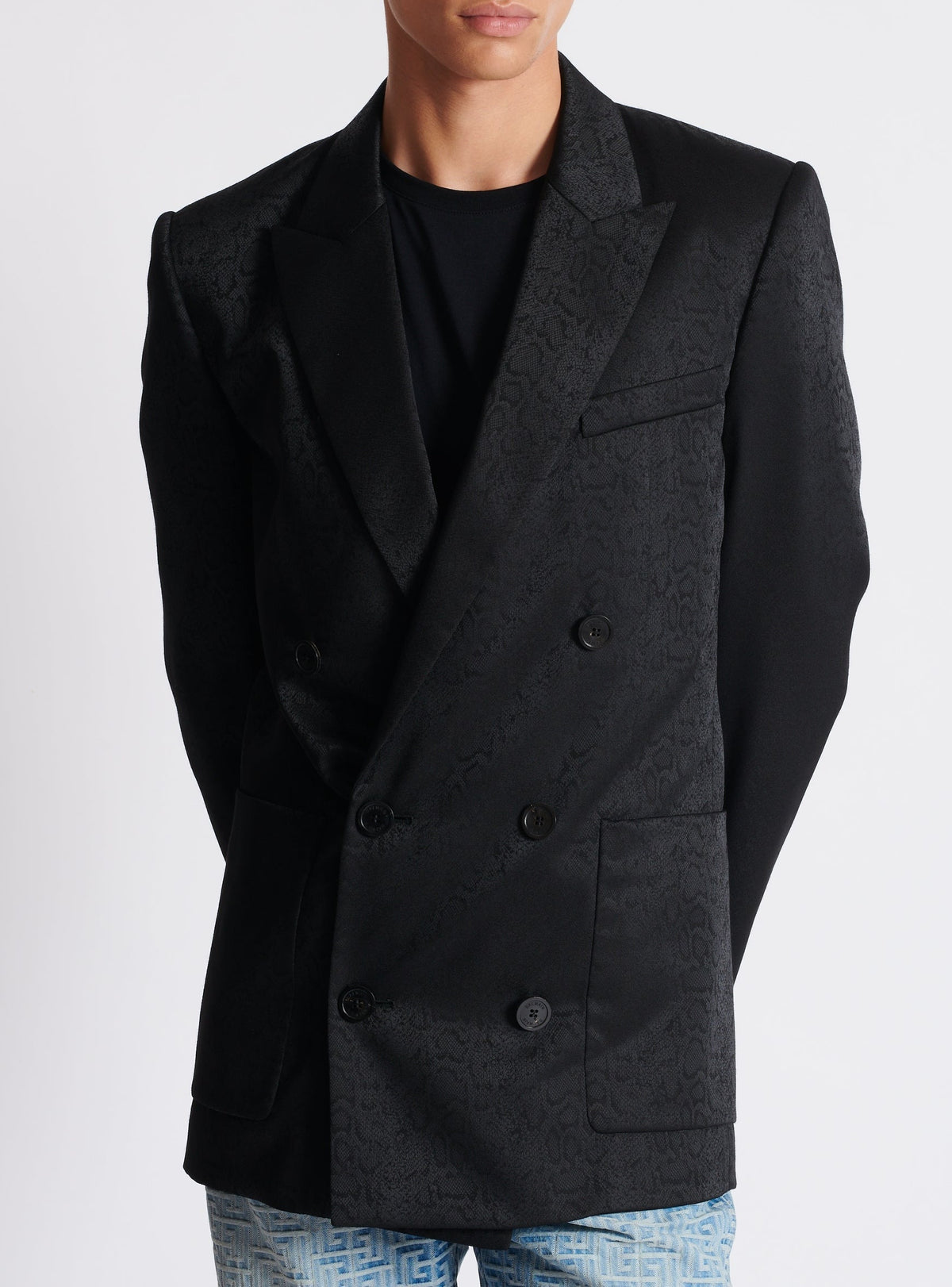 Blazer en jacquard - Noir