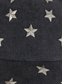 Casquette balmain étoiles - Gris Clair Délavé