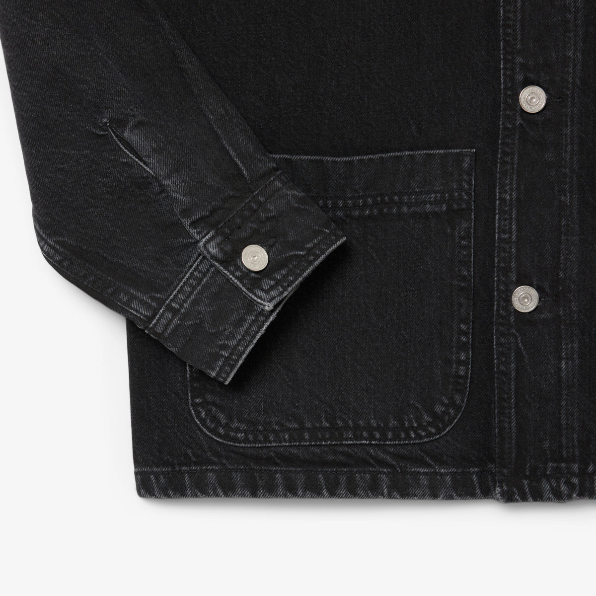 Veste oversize en denim - Black Washed