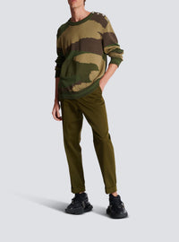 Wool camouflage sweater - Multicolor