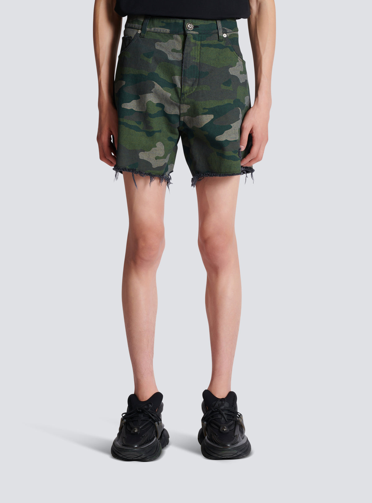 Short imprimé camouflage - Multicolore