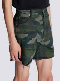 Short imprimé camouflage - Multicolore
