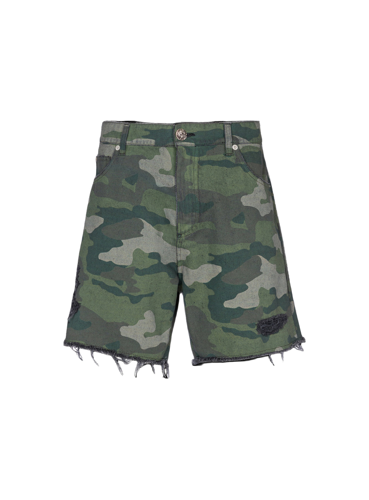 Short imprimé camouflage - Multicolore