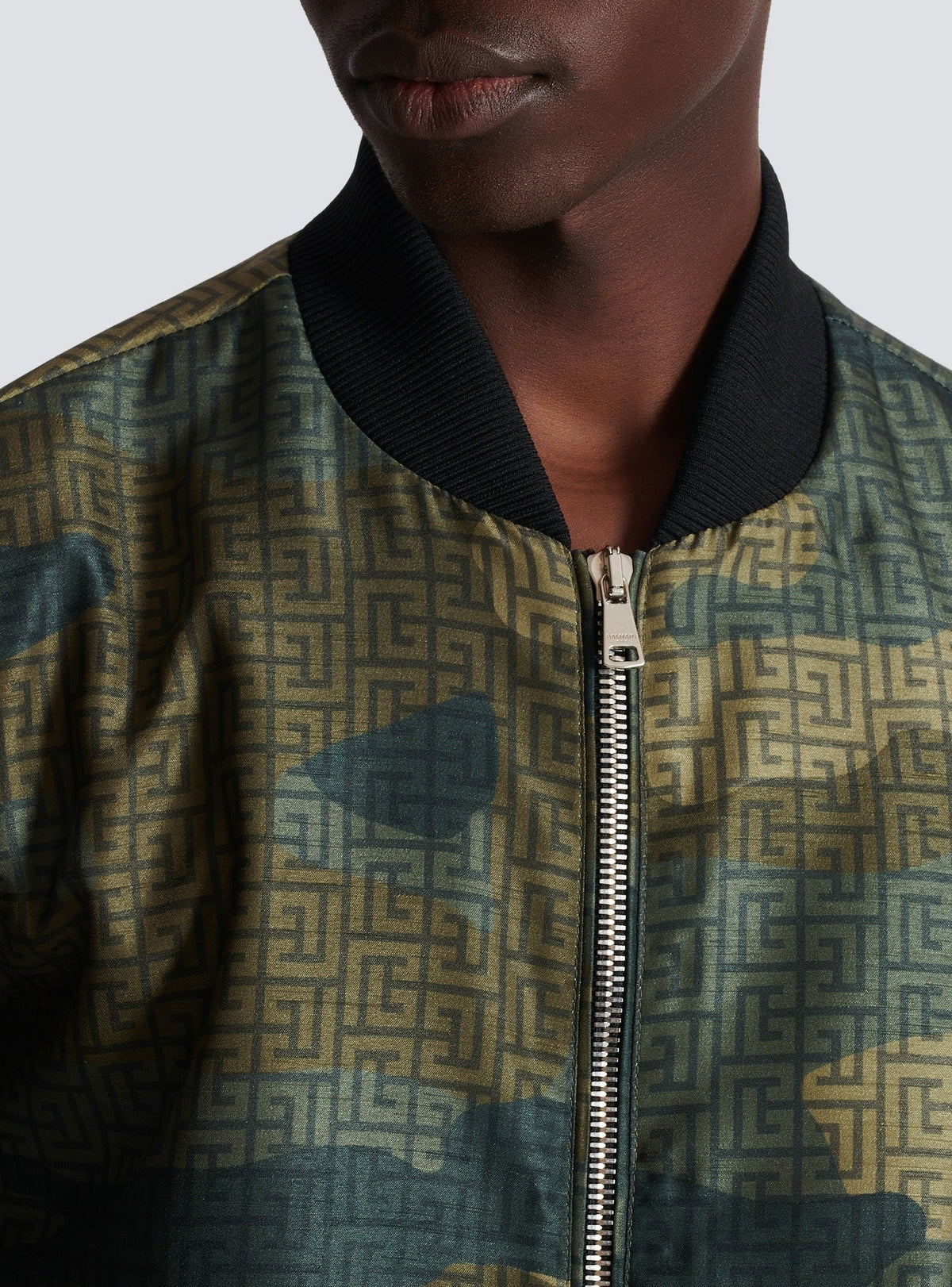 Bomber imprimé camouflage monogramme - Multicolore