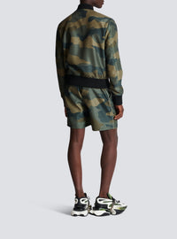 Bomber imprimé camouflage monogramme - Multicolore