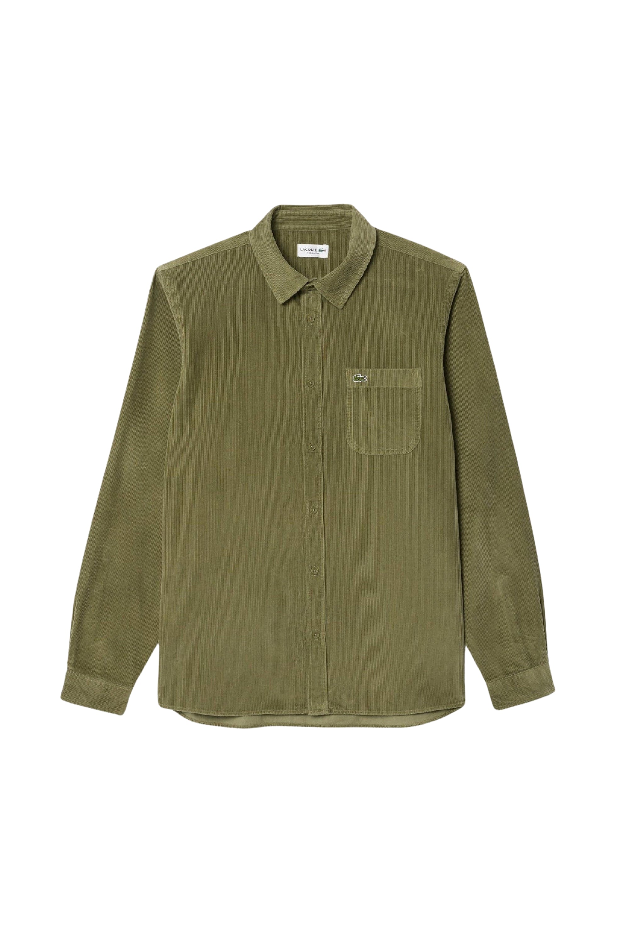 Velvet pocket shirt - Khaki