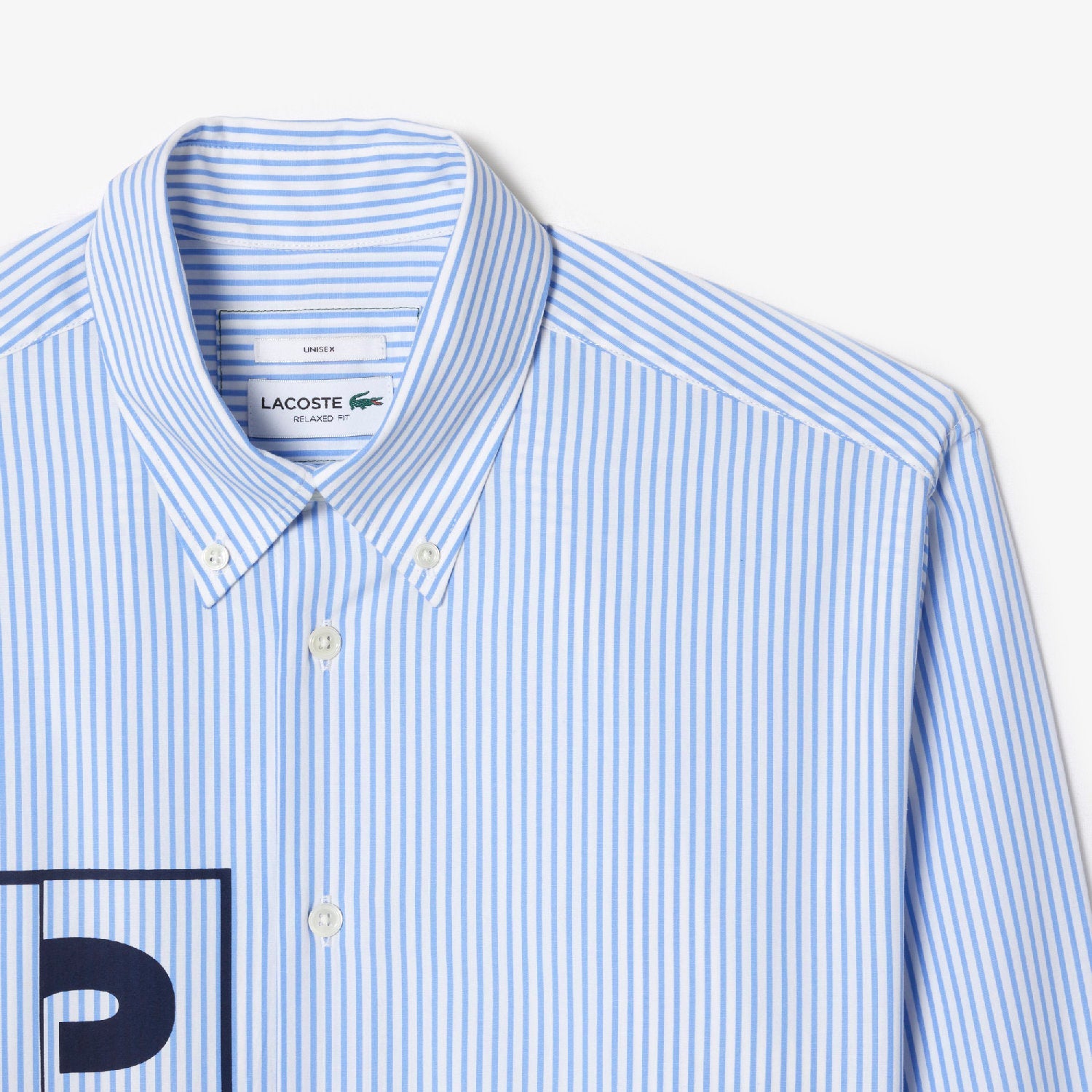 Chemise rayée et impromée - Blanc & Panorama