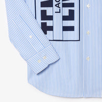 Chemise rayée et impromée - Blanc & Panorama