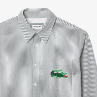 Chemise à manches longues - Sinople & Blanc
