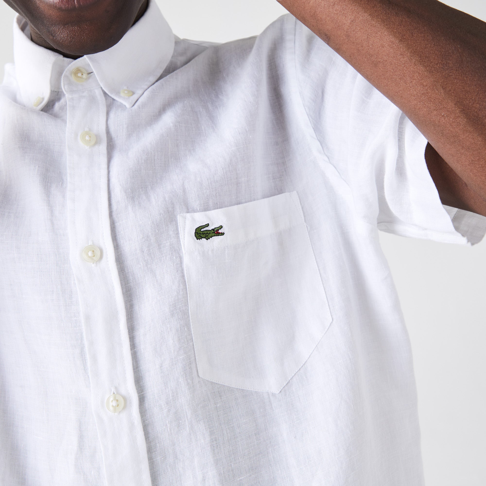 Chemise à manches courtes - Blanc
