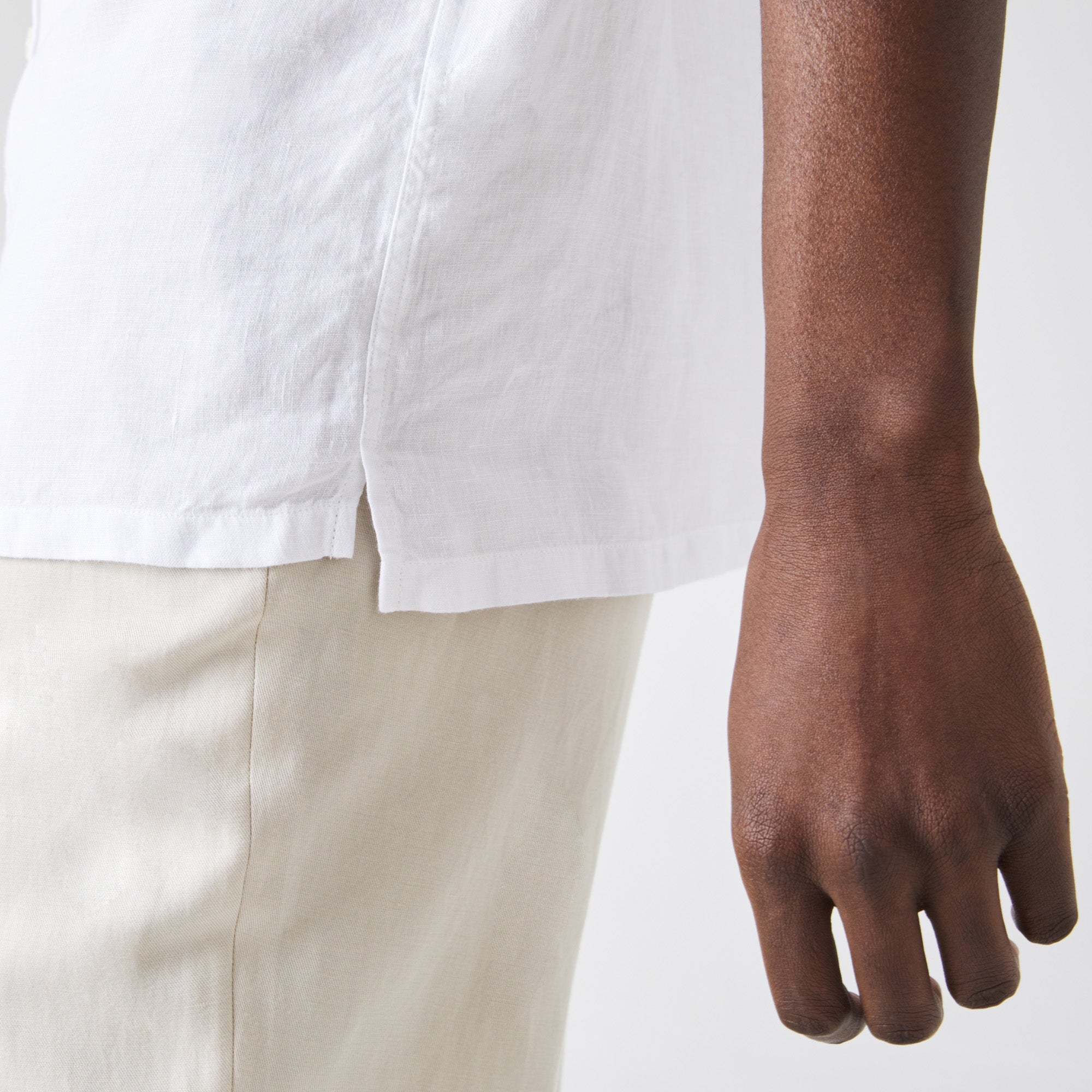 Chemise à manches courtes - Blanc