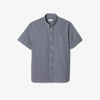 Chemise à manches courtes - Blanc & Marine