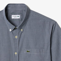 Chemise à manches courtes - Blanc & Marine