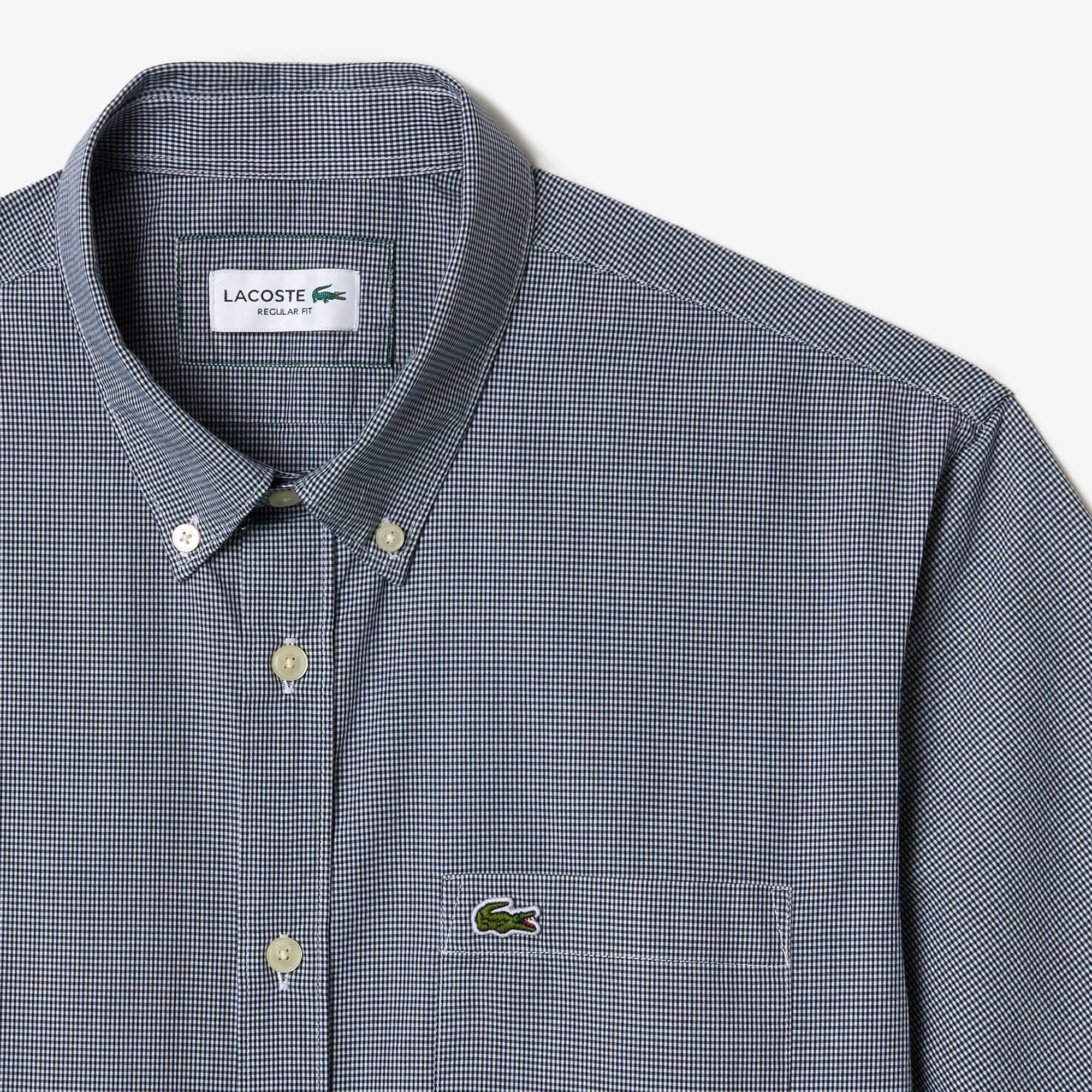 Chemise à manches courtes - Blanc & Marine