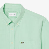 Chemise manches courtes imprimée vichy - Blanc & Liamone