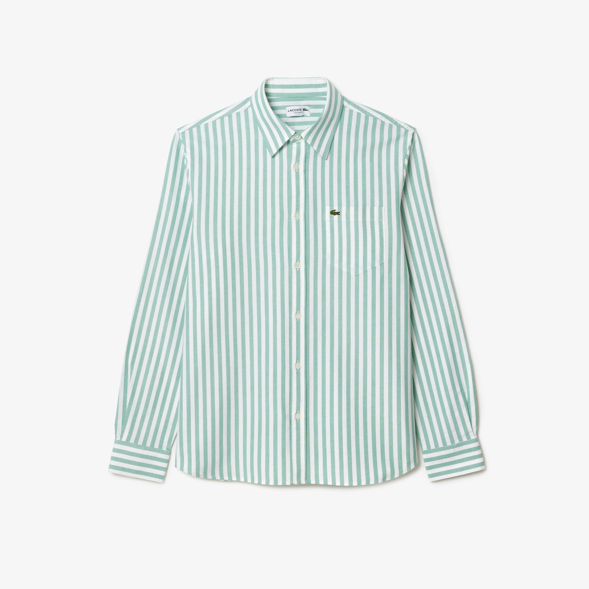 Chemise à manches longues - Fluorine & Blanc