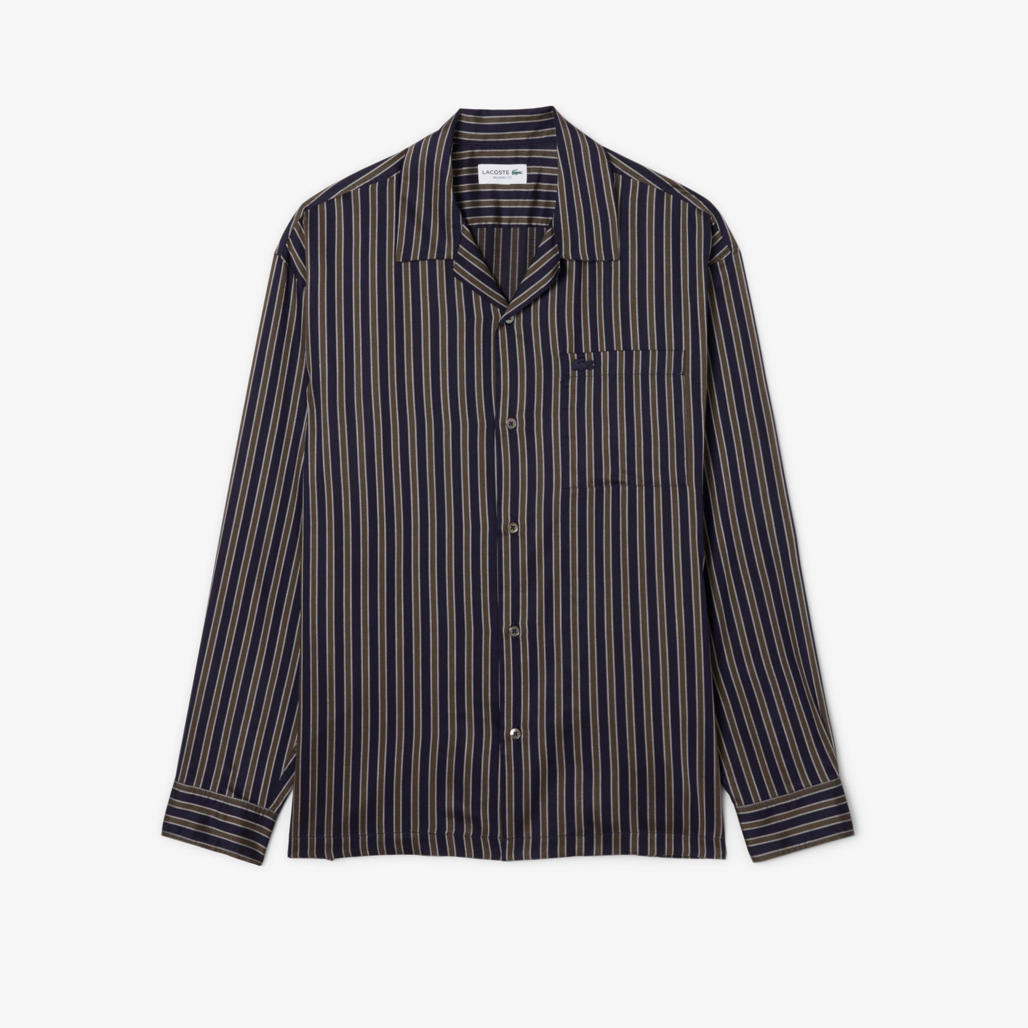 Chemise à manches longues - Marine & Vert