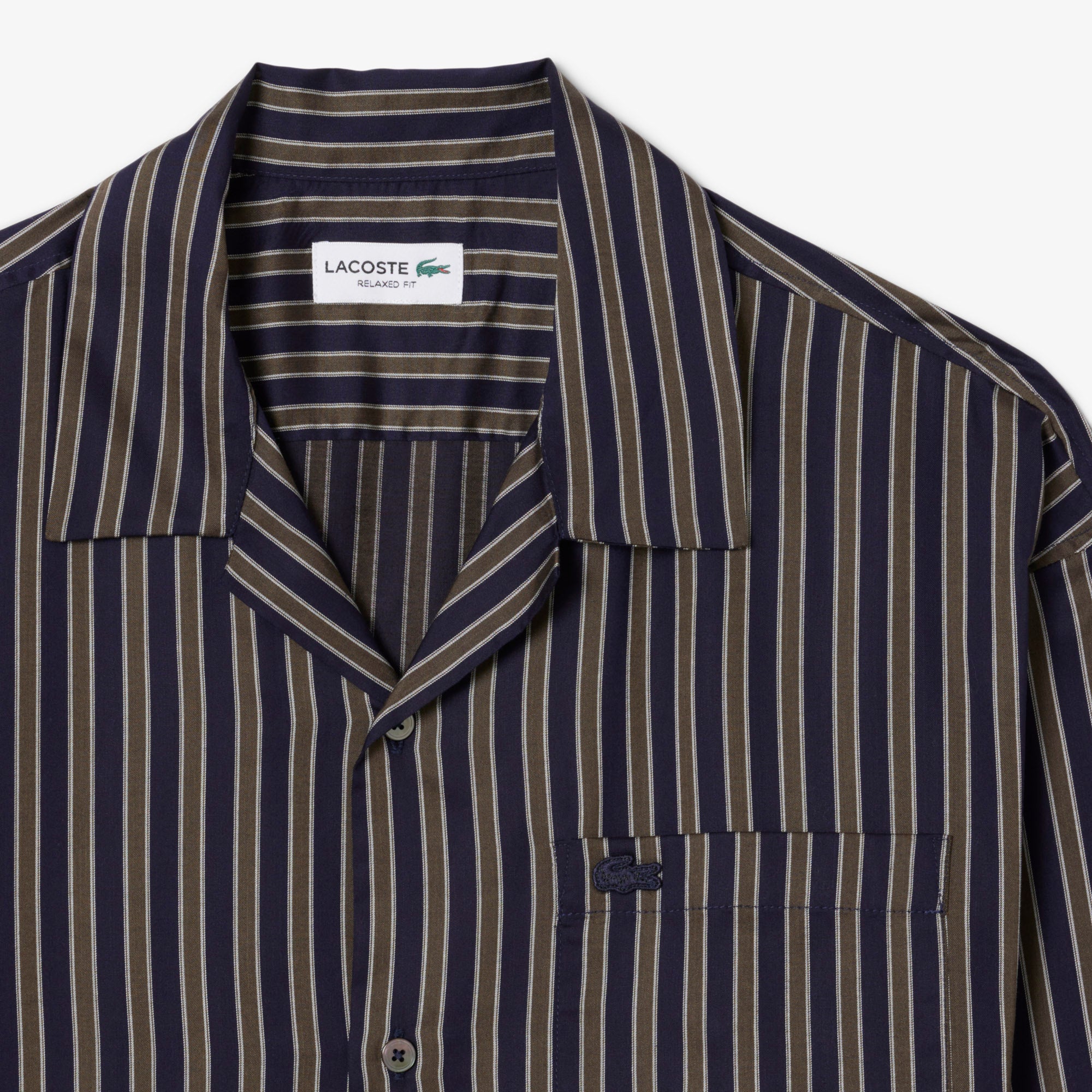 Chemise à manches longues - Marine & Vert