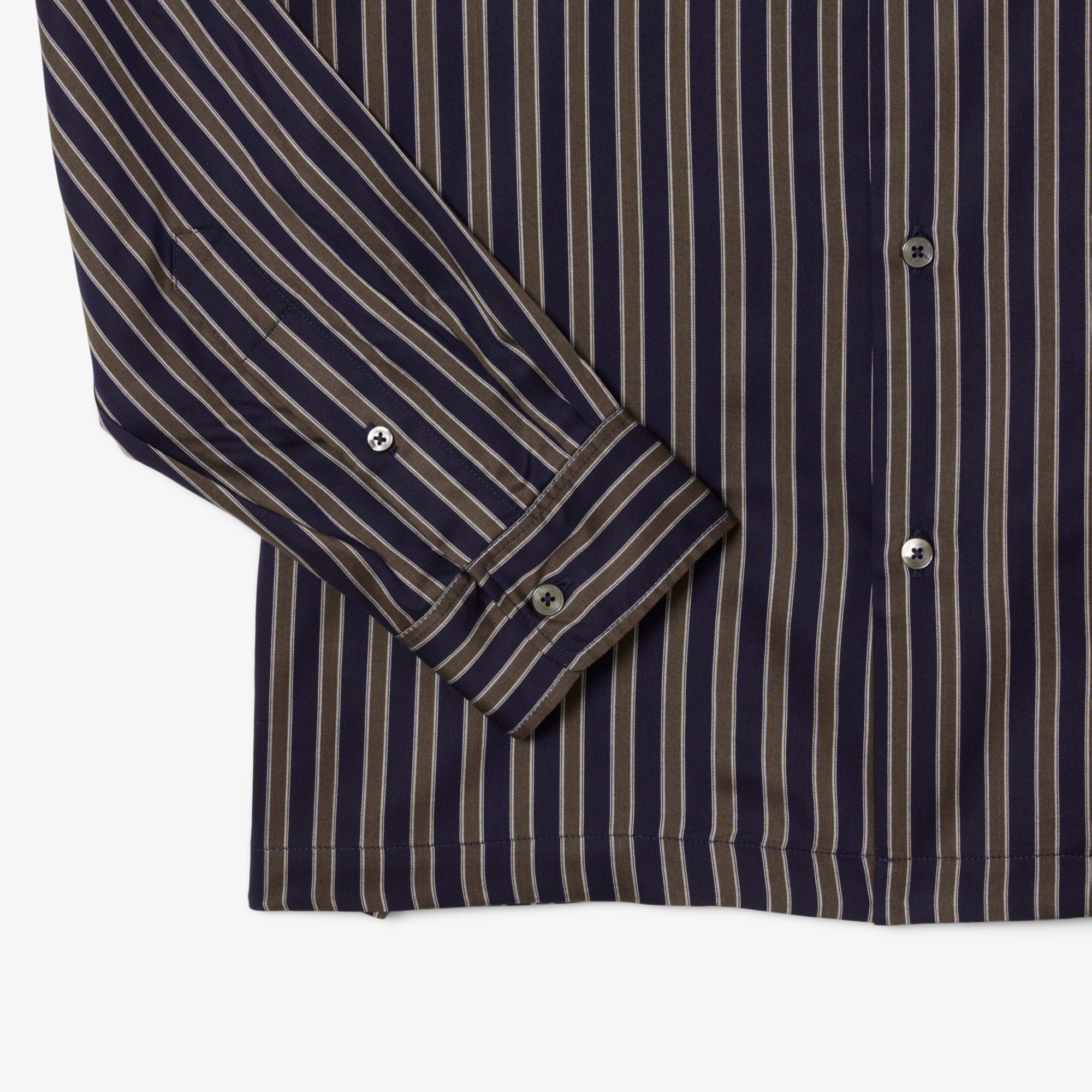 Chemise à manches longues - Marine & Vert