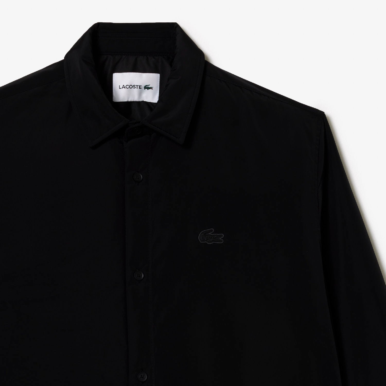 Surchemise à col boutonné - Noir