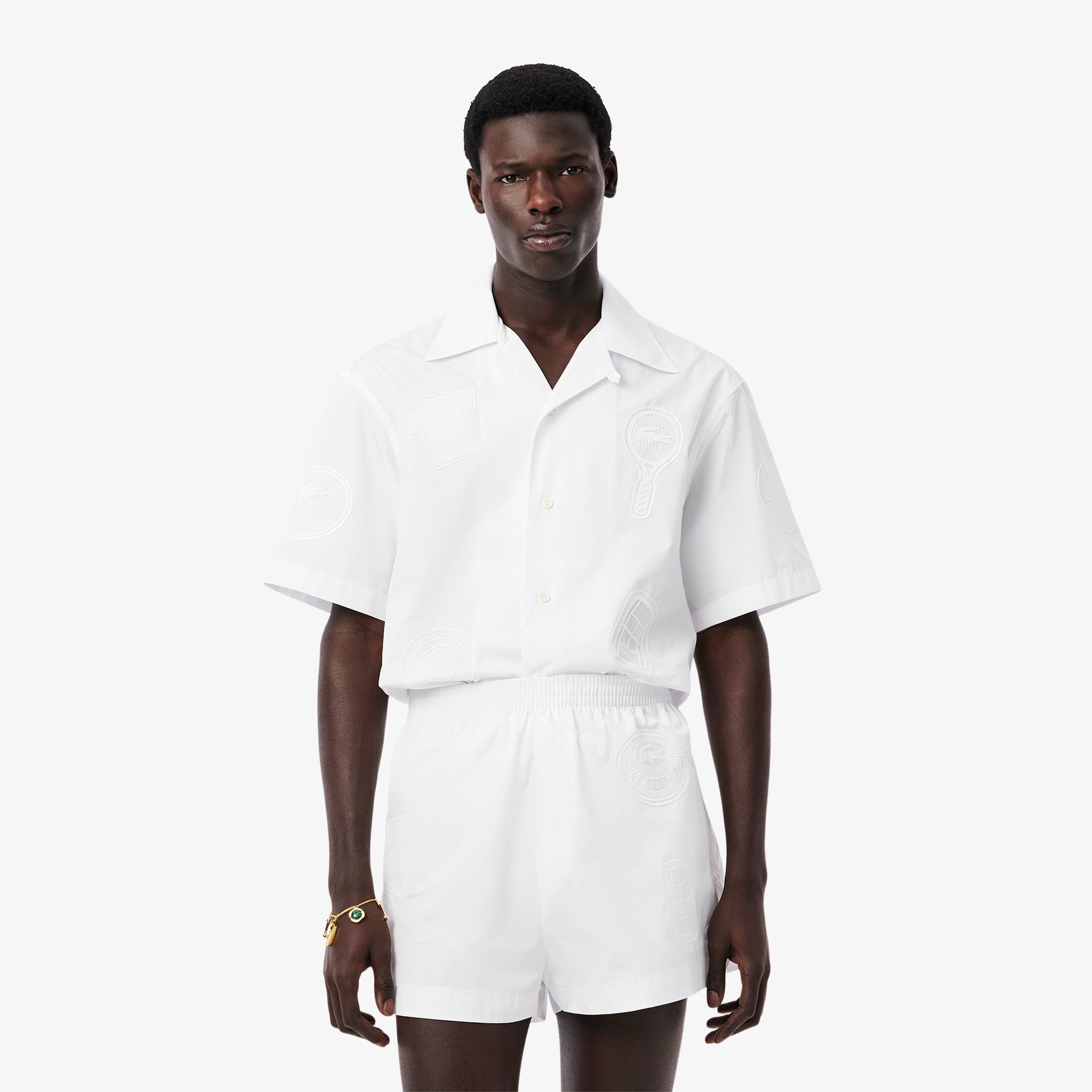 Chemise à manches courtes - Blanc