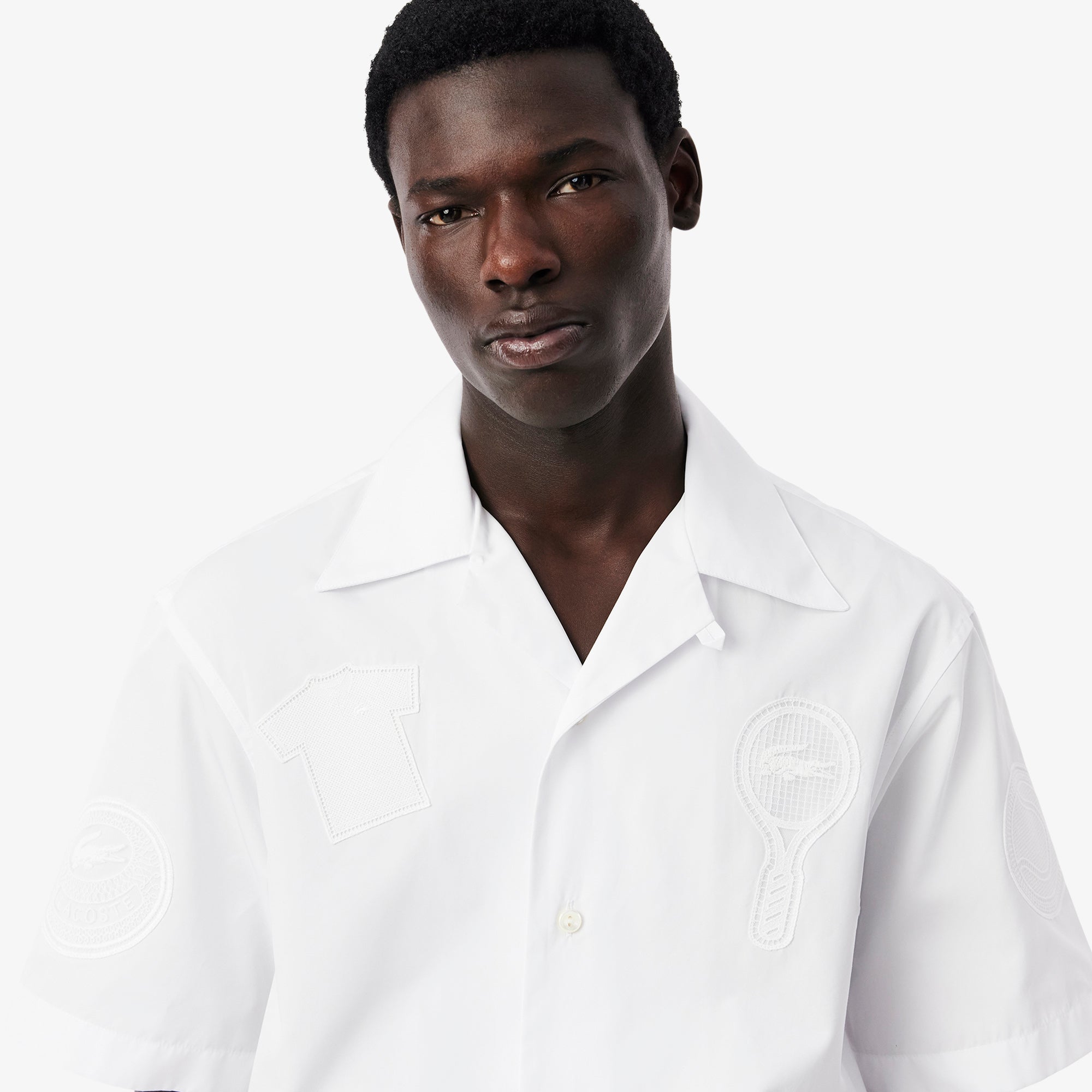 Chemise à manches courtes - Blanc