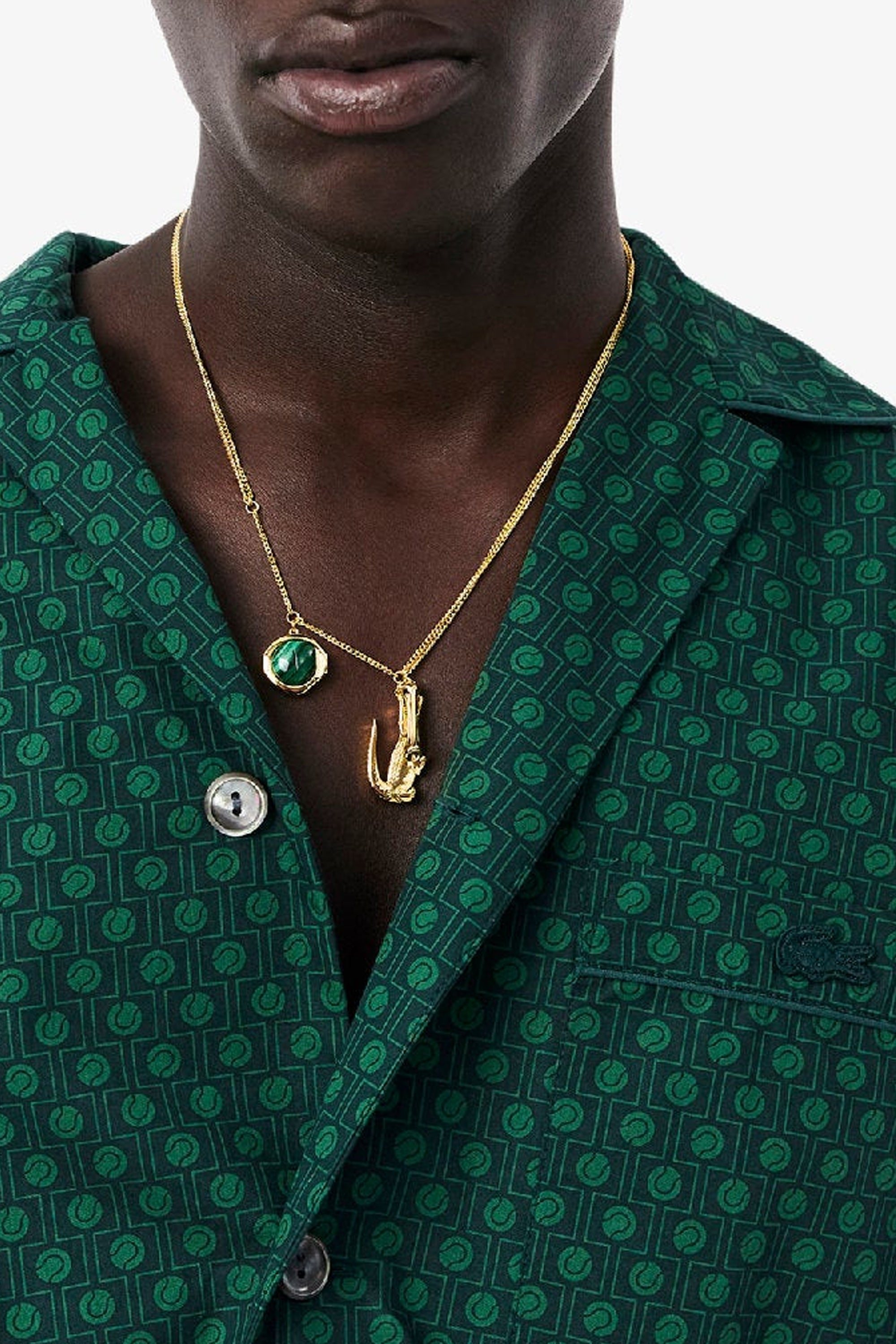 Printed pyjama shirt - Linnee & Monstera