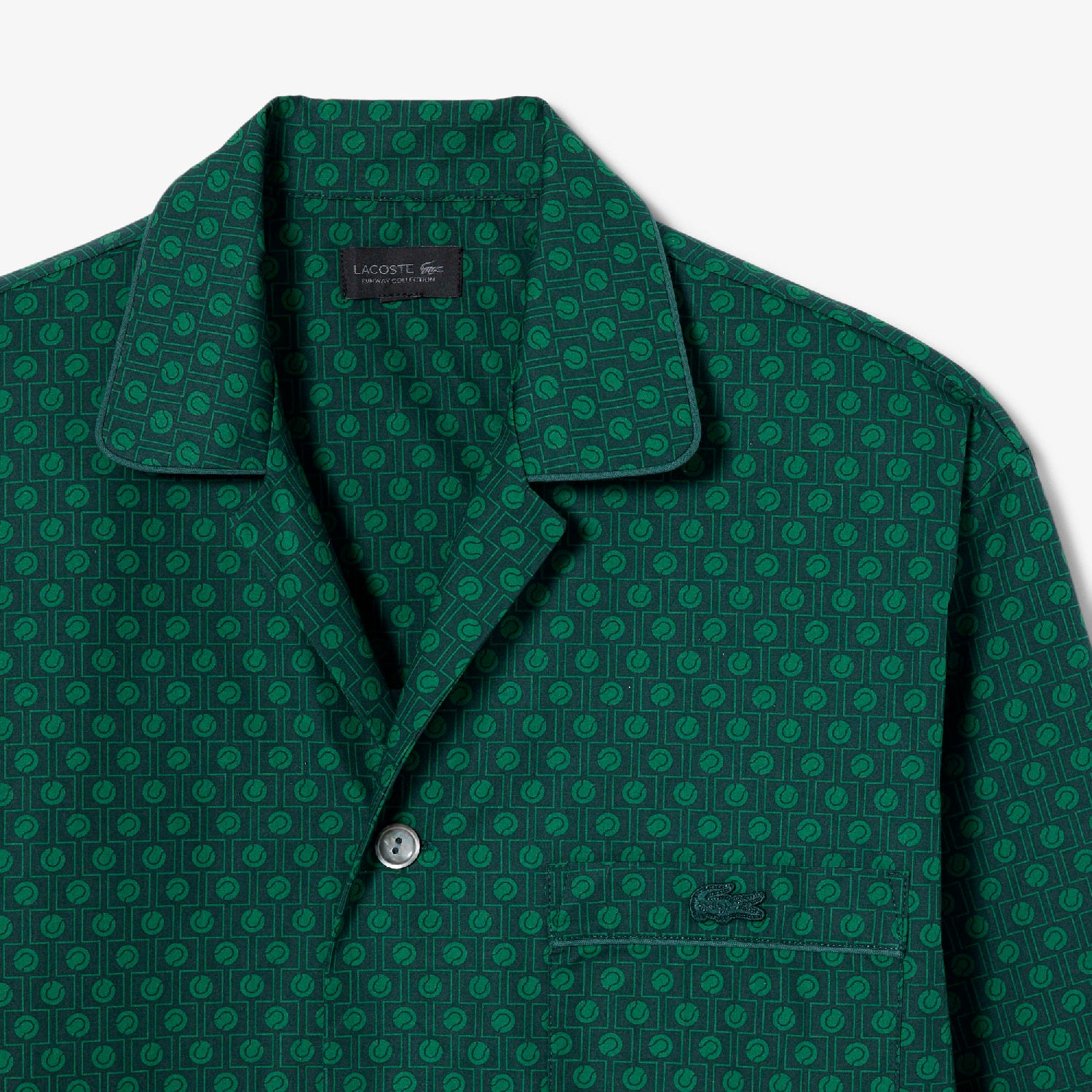 Printed pyjama shirt - Linnee & Monstera
