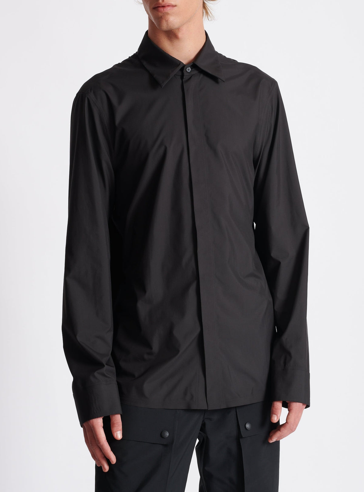 Chemise à manches longues - Noir