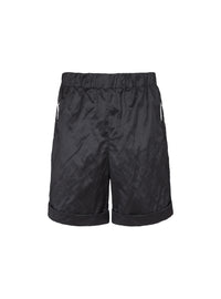 Cuffed Bermuda shorts - Black