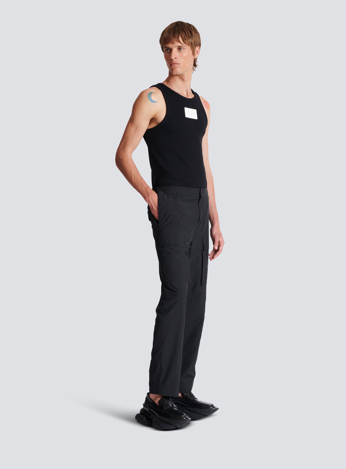 Pantalon cargo main lab - Noir