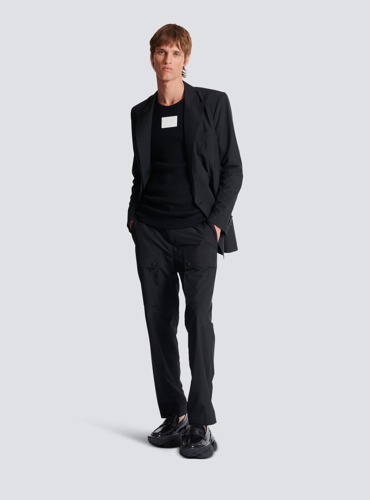 Pantalon cargo main lab - Noir