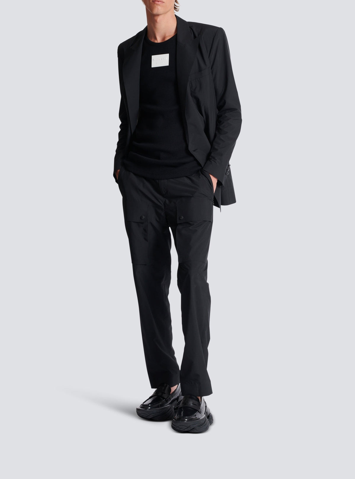 Pantalon cargo main lab - Noir