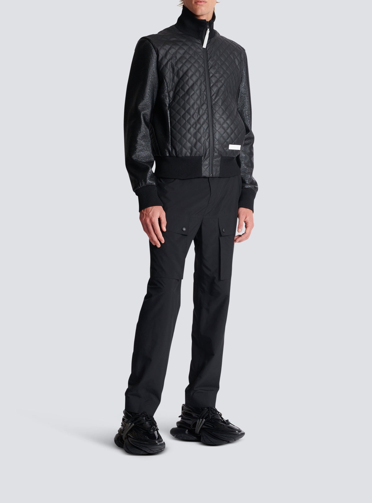 Blouson bomber Main Lab - Noir