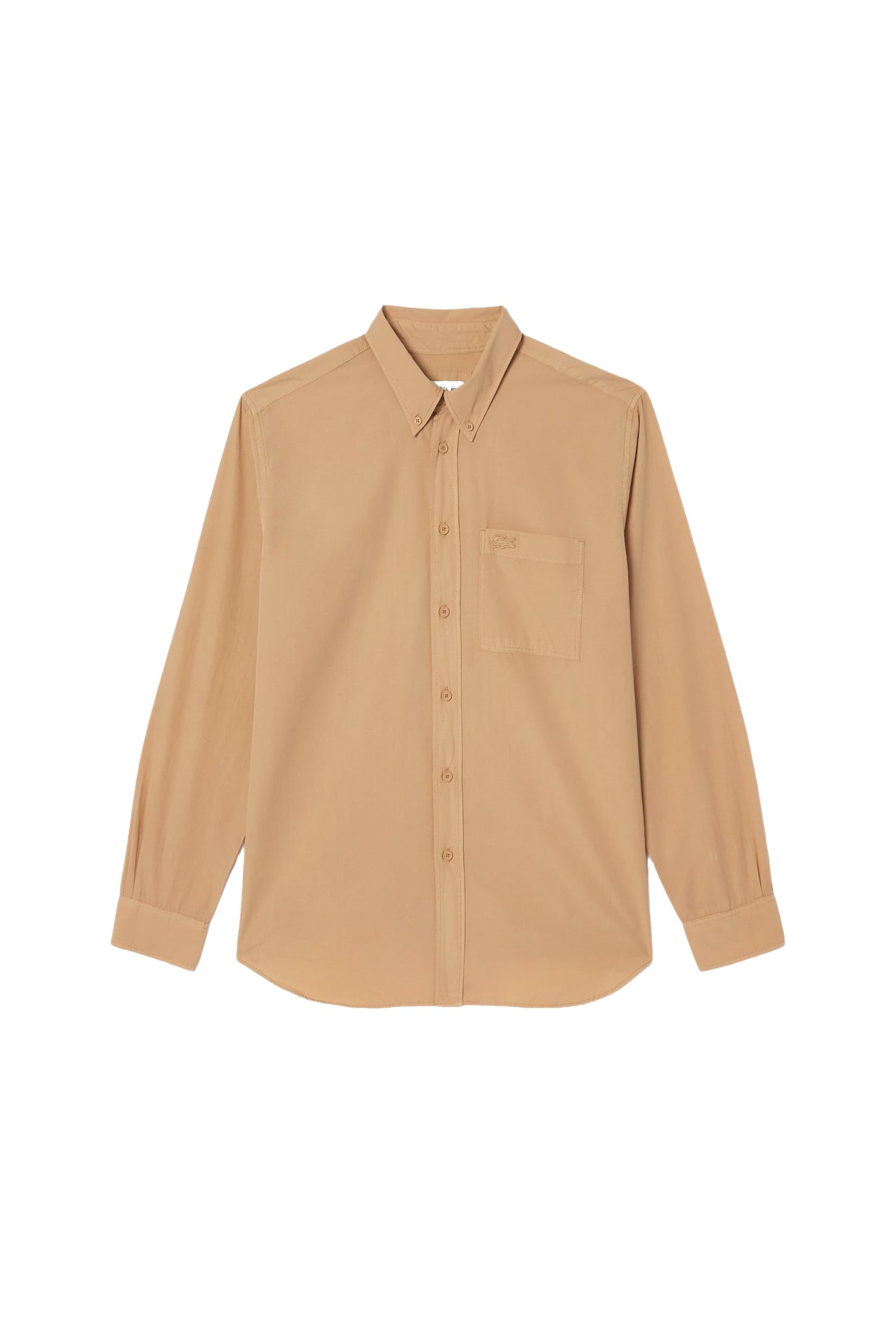 Chemise effet délavé en popeline - Sand