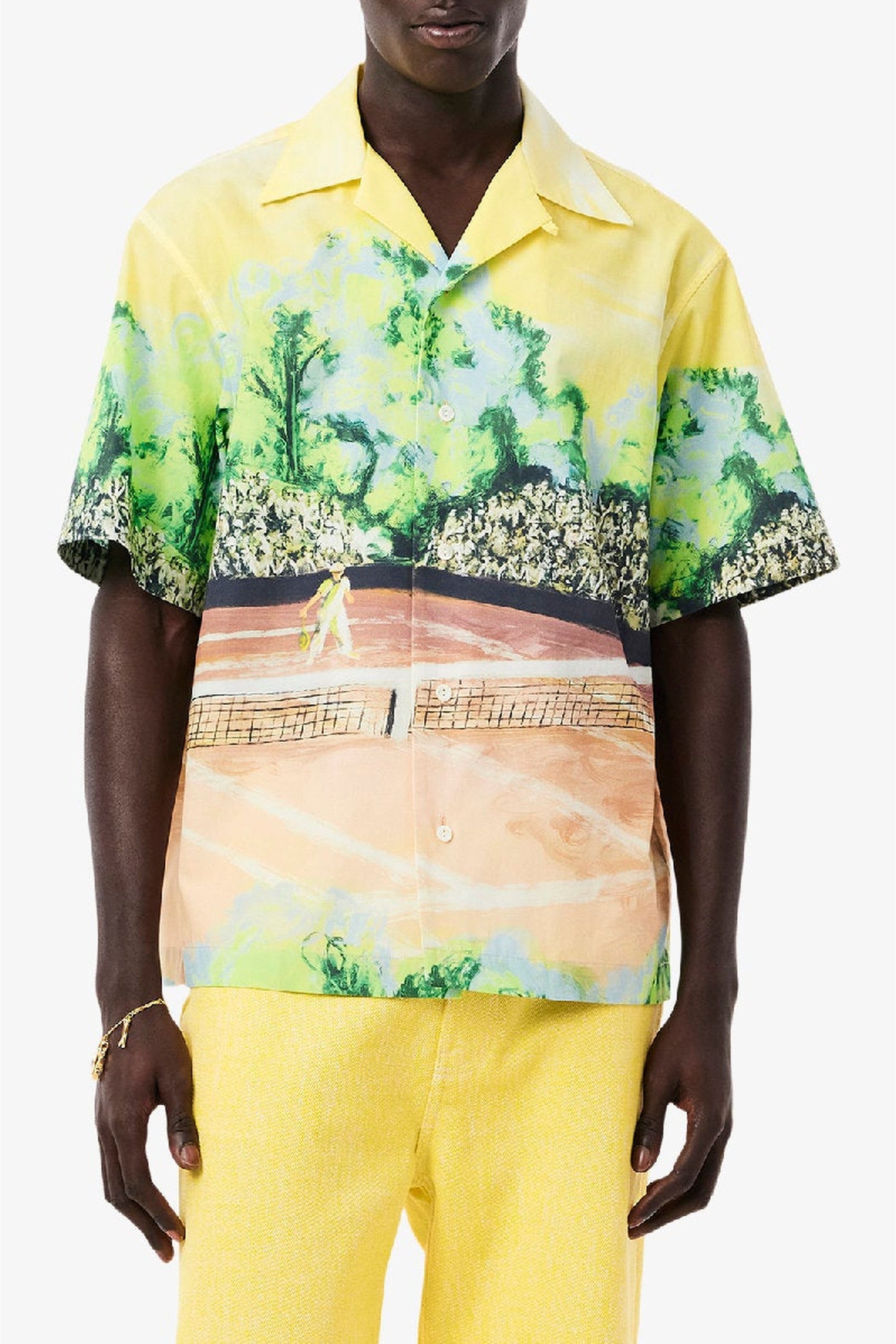 Chemise décontracté graphique - Jaune & Multicolor