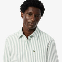 Chemise à manches longues - Vert & Blanc