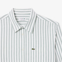 Chemise à manches longues - Vert & Blanc