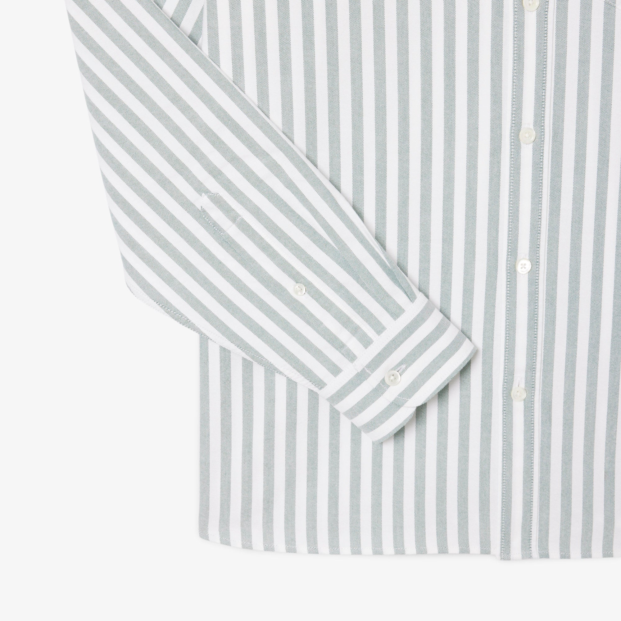 Chemise à manches longues - Vert & Blanc