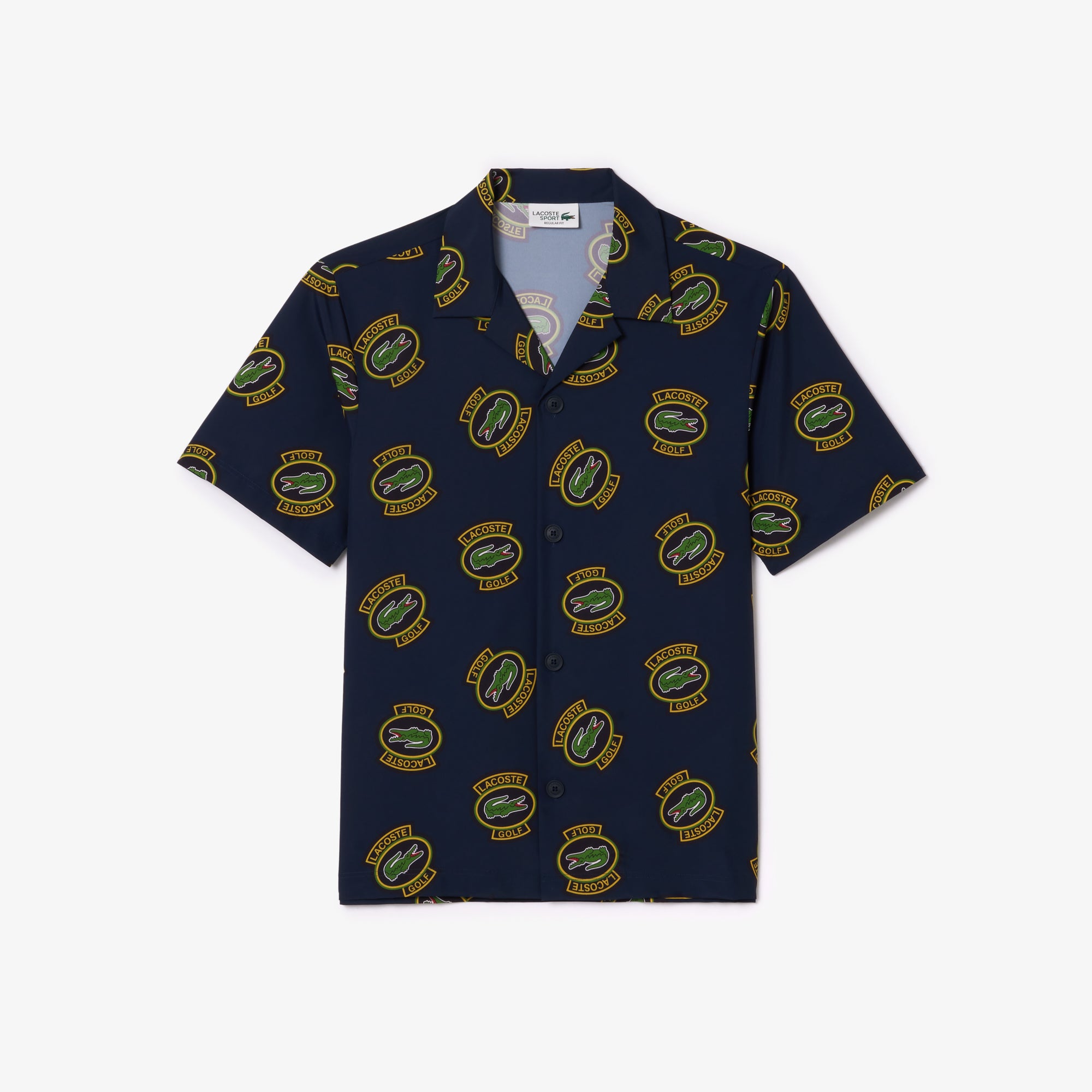 Chemise à manches courtes - Marine & Ananas-Noir
