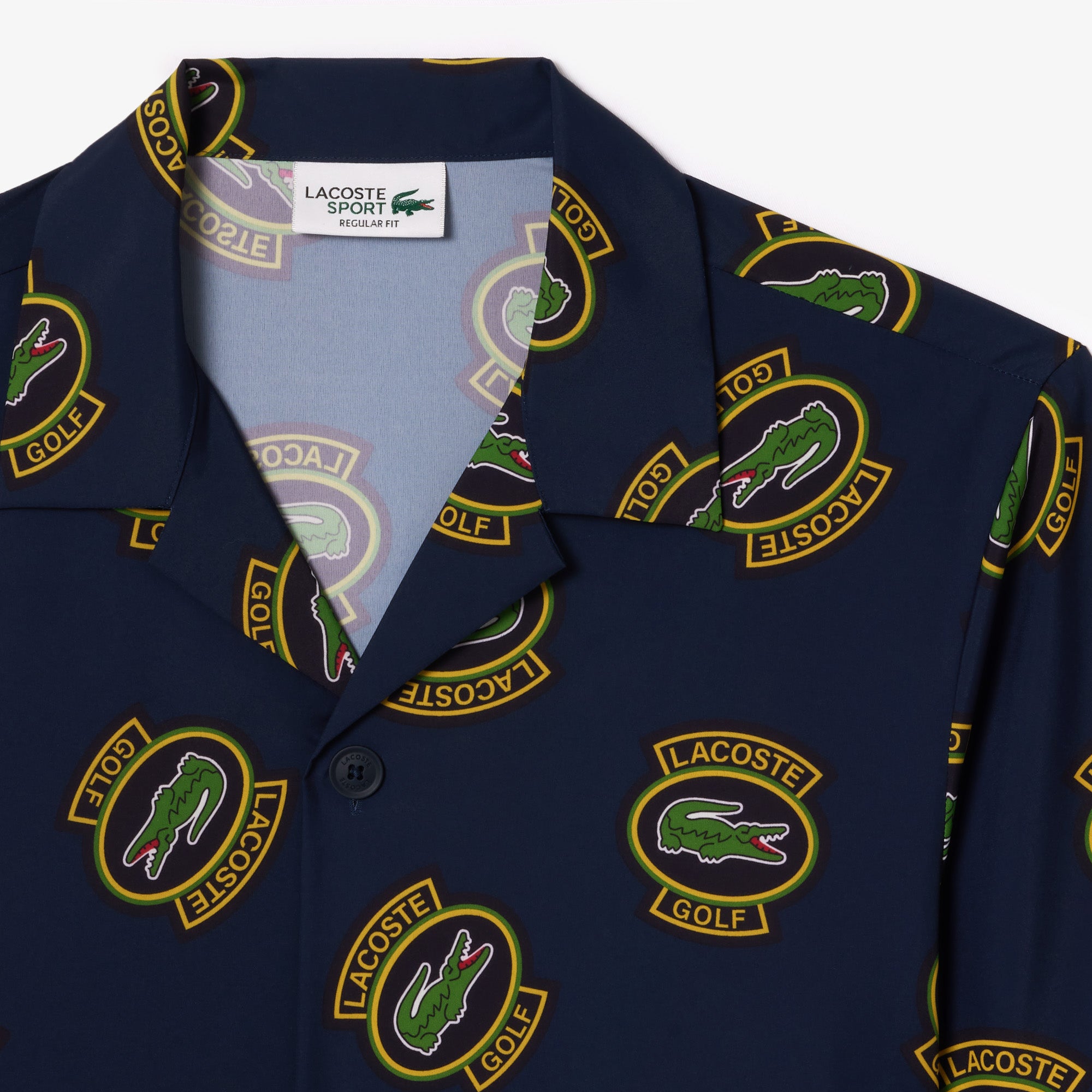 Chemise à manches courtes - Marine & Ananas-Noir