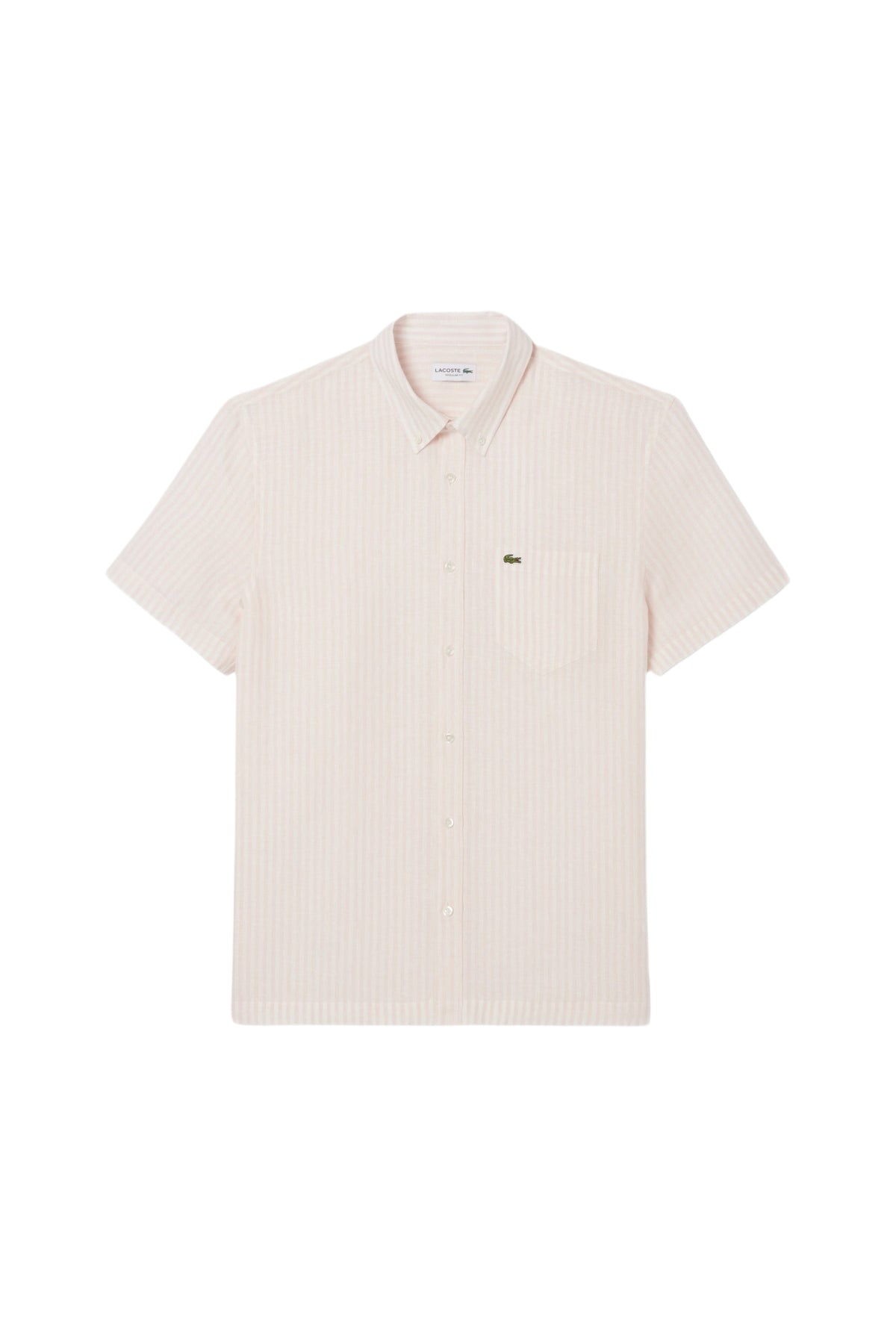 Chemise à manches courtes en lin - Blanc & Nidus