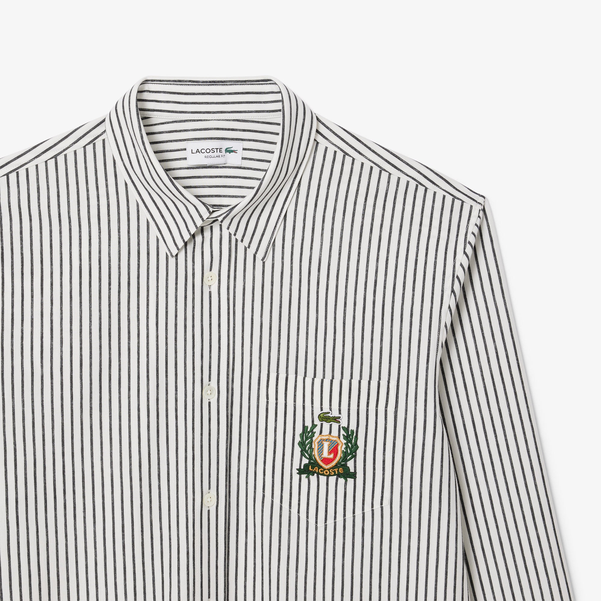 Chemise à manches longues - Blanc & Abimes