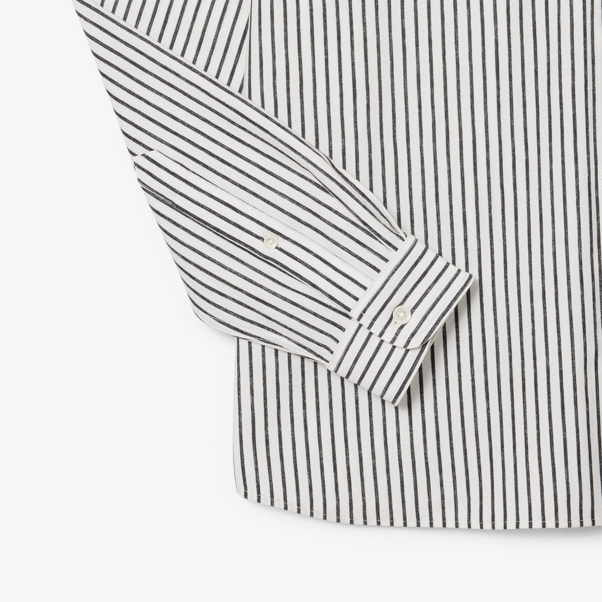 Chemise à manches longues - Blanc & Abimes