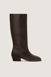 MARRON FONCE _ Bottes Bergam - Marron foncé