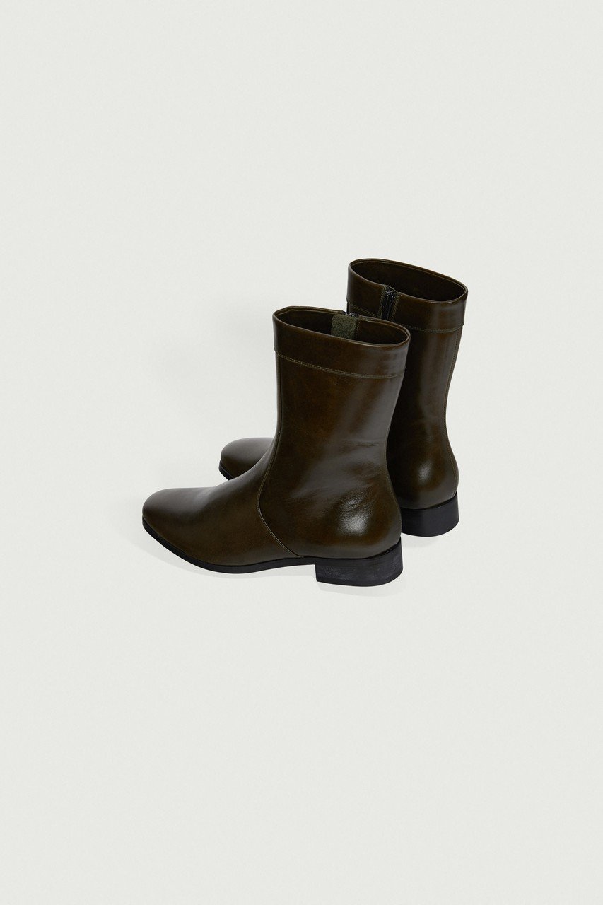 VERT _ Bottines Ecaille - Vert